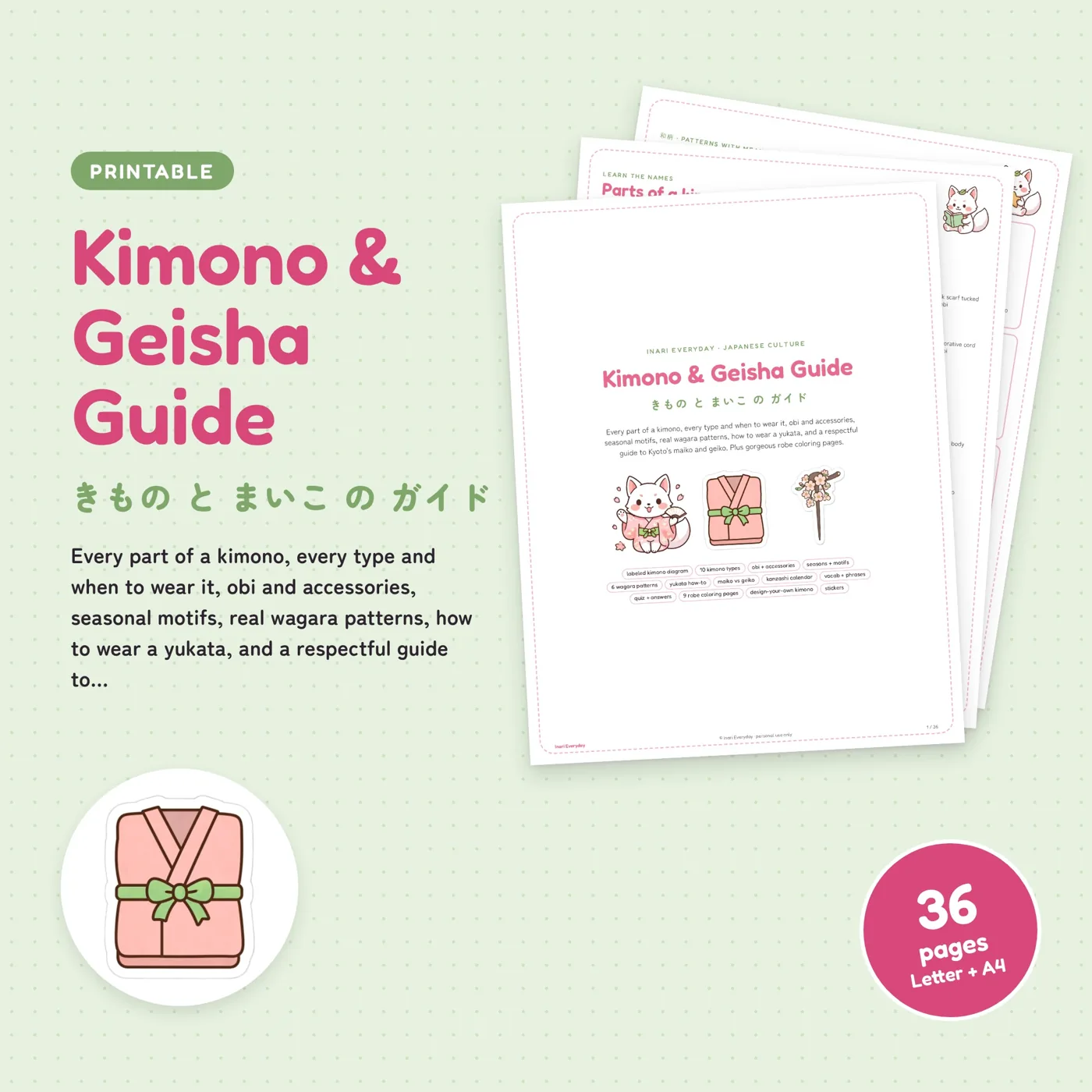 Kimono & Geisha Guide cover