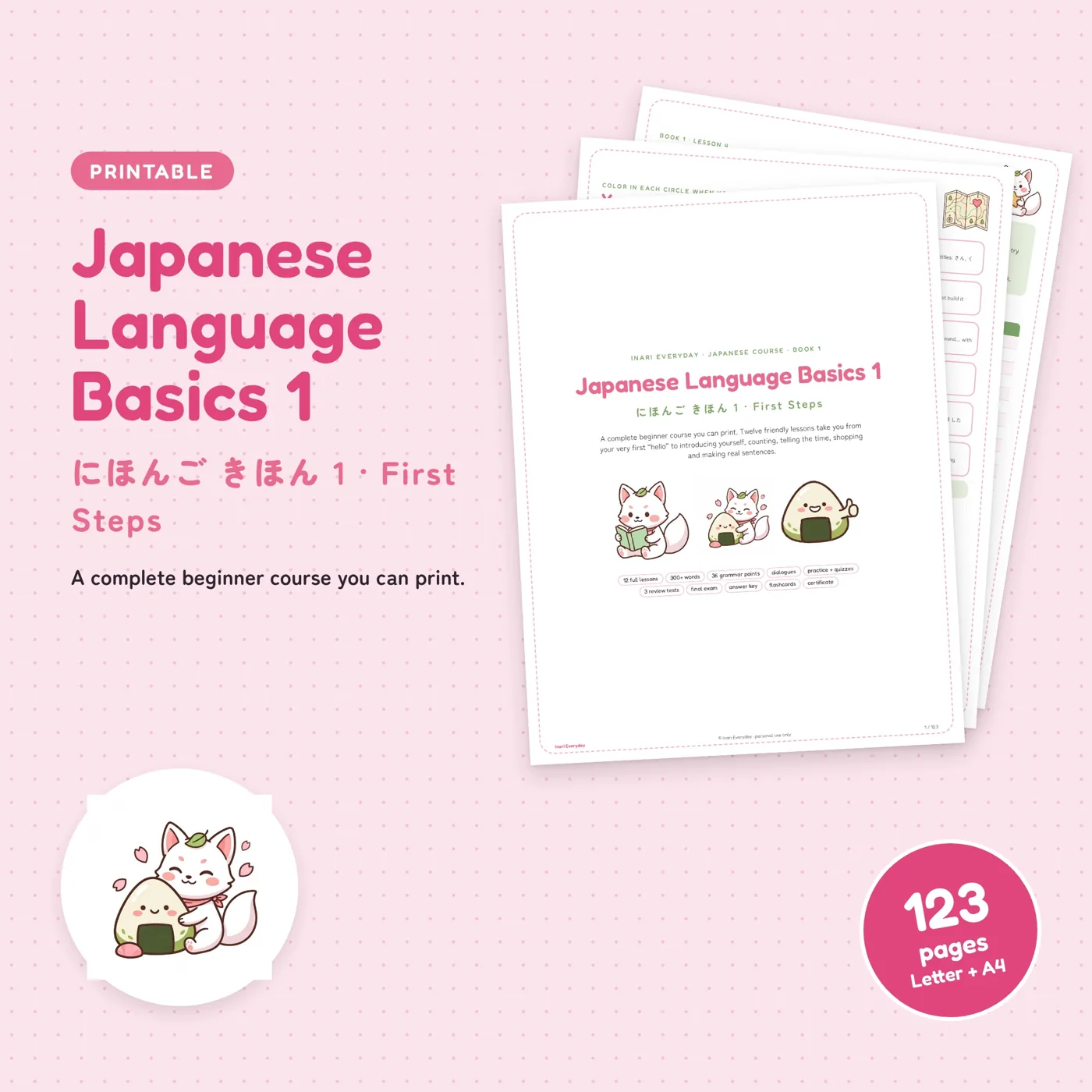 Japanese Language Basics 1 cover