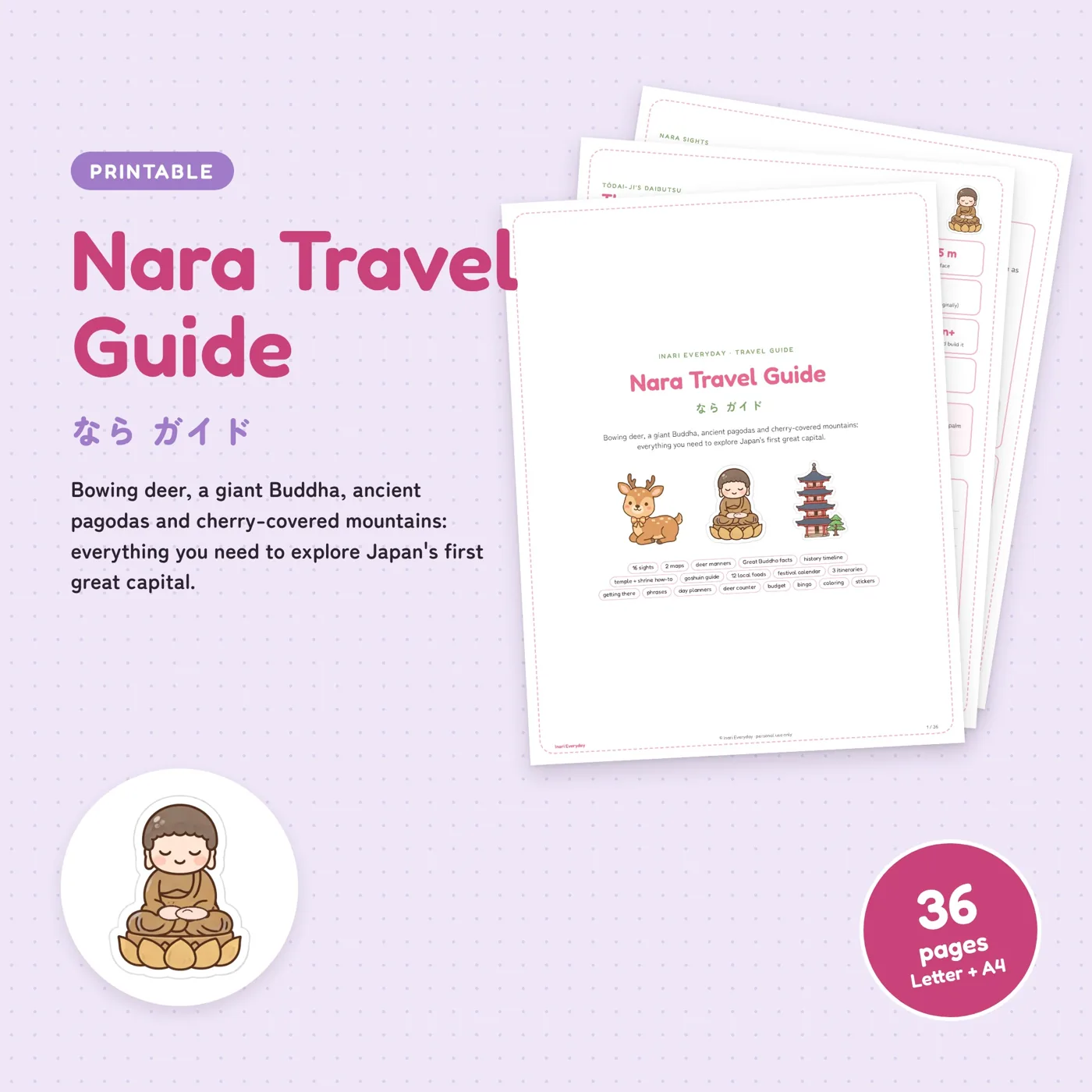Nara Travel Guide cover