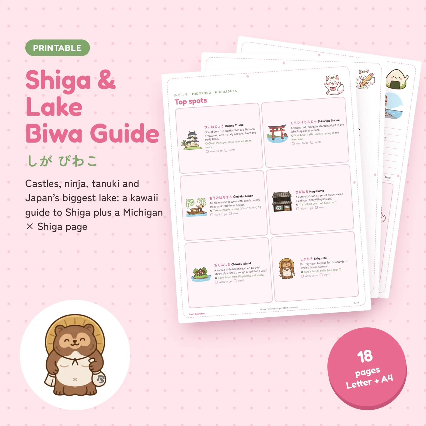 Shiga & Lake Biwa Guide cover